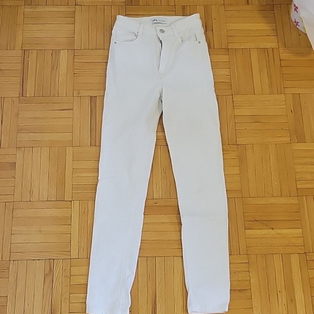 ZARA White Jeans US 2